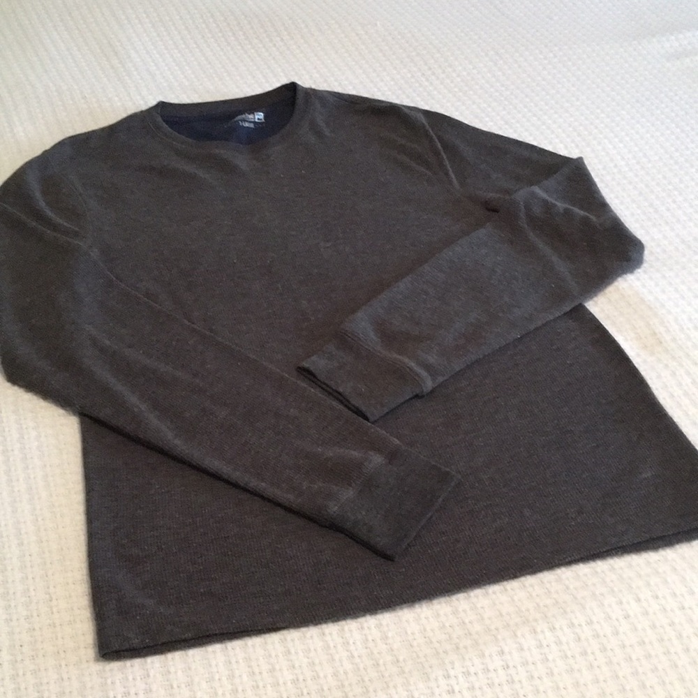 Avalanche Thermal Pullover Top Mens XL Long Sleeve Grey